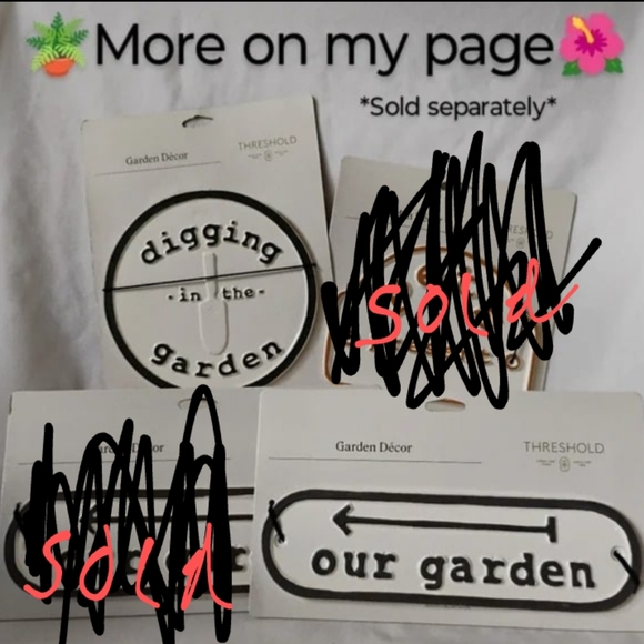 Outdoors Garden Decor Grey & White "Digging in the Garden" Round Aluminum Sign - Picture 11 of 11